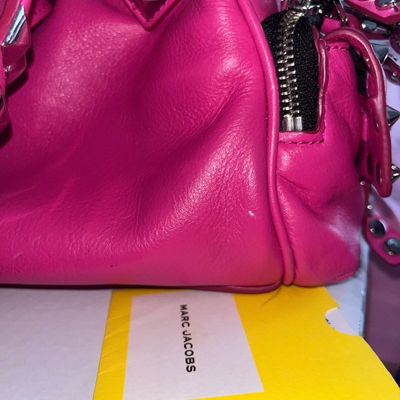 Marc Jacobs Studded Pushlock Mini Satchel – Magenta, Used, Great Shape - Picture 11 of 16
